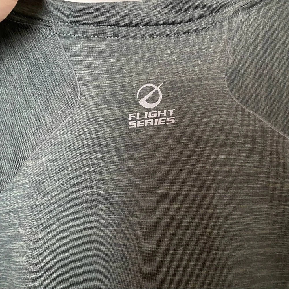 The North Face Flight Series Shirt Mens Size Large Gray Black Short Sleeve Crew